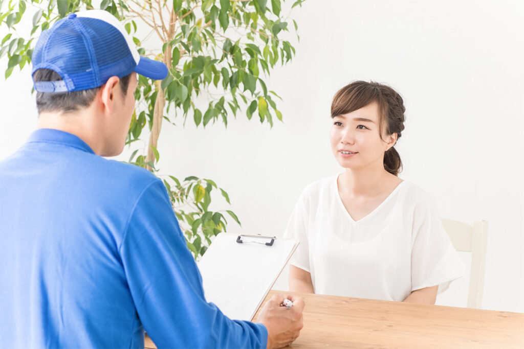 お客様とのコミュニケーションを大切にします